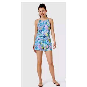 Lilly Pulitzer Wish You Were Here Multicolor Romper